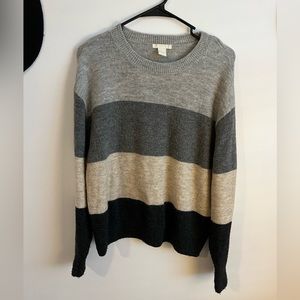 H&M Striped Sweater *super soft*